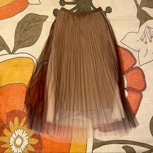 Tulle Midi Skirt